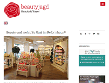 Tablet Screenshot of beautyjagd.de